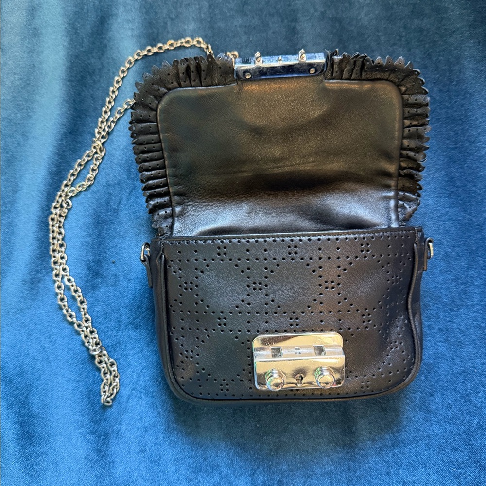 RARE Vintage Christian Dior Black Perforated Cannage Leather
New Lock Mini Bag - Picture 5 of 10